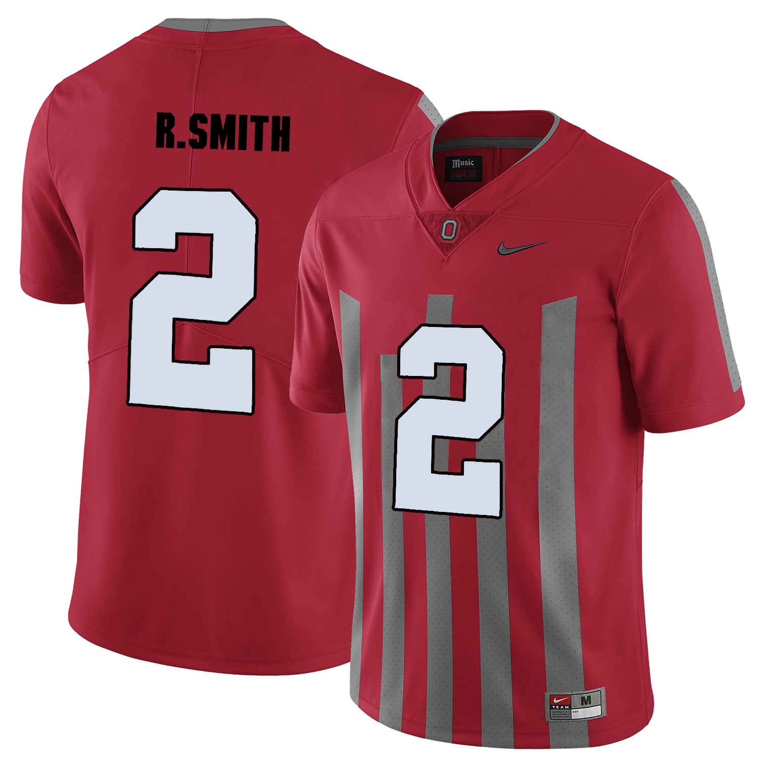 Ohio State Buckeyes Men's NCAA Rod Smith #2 Red Elite College Football Jersey KBY1449TX